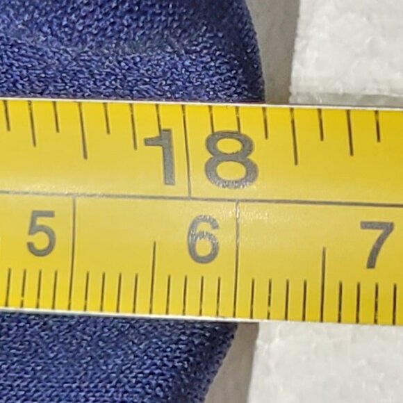 Tiana B. NEW Navy Blue Turquoise Round Neck Cut Out 3/4 Sleeve Dress Sz 6 NWT - Picture 8 of 12